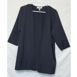 Coolibar Women’s M Black Elbow Sleeve Shrug UV Protection Lightweight Cardigan